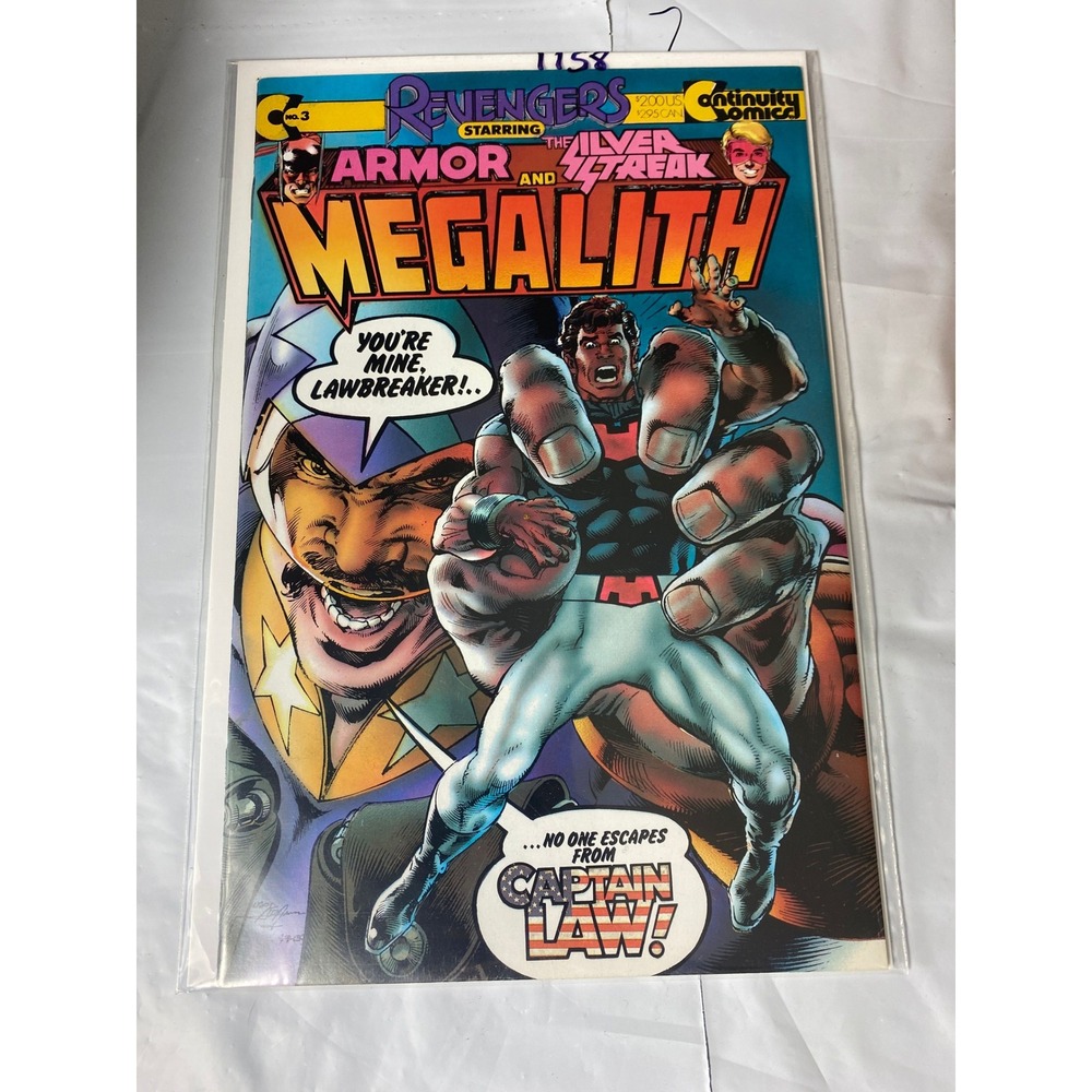 Revengers Starring Armor and‎ Silver Streak 3 Megalith Captain Law Neal Adams